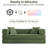 Lozena Boneless 78-Inch King-Size Convertible Sleeper Sofa Bed with No Assembly, Hybrid Mattress Couch Compression Sofa In a Box-217050376