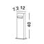 Black Integrated LED Metal Bollard Light-1222462349
