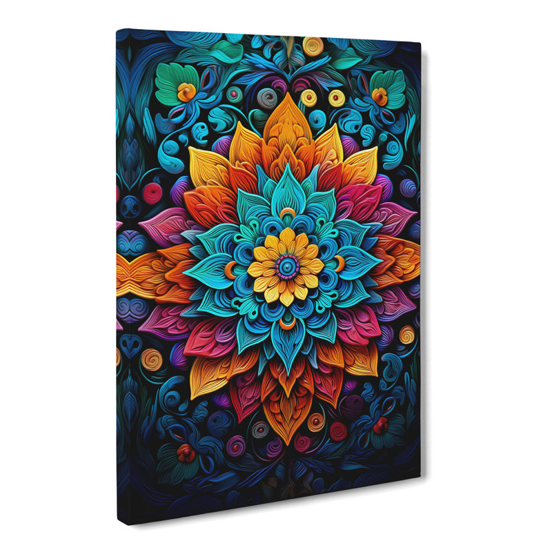 Mandala Informel No.2 - Wrapped Canvas, 50cm H x 35cm W x 3cm D