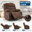 Chaise berçante inclinable pour adultes, lin-123065681