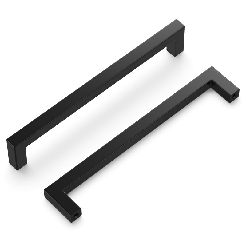 Skylight Collection Handle Pull - 6-5/16" Center to Center Cabinet Pull Matte Black - Contemporary Hardware for Drawers & Cabinets 