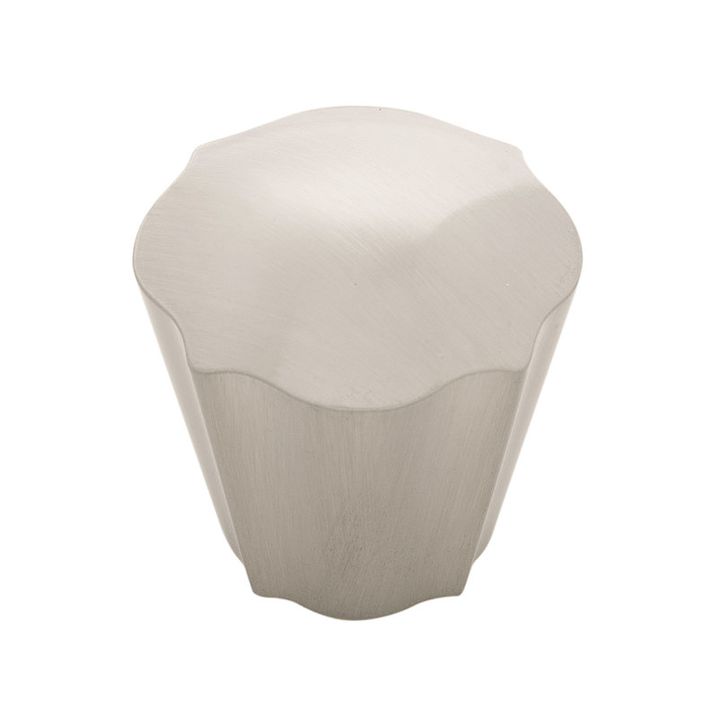 Trellis Collection Conical Knob, Satin Nickel