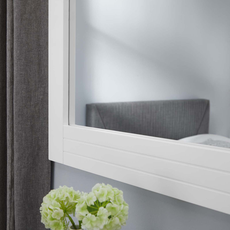 Miroir Dakota par Modway, Blanc