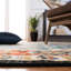 Southwestern Hand-Knotted Wool Blue / Red Area Rug-1001942549