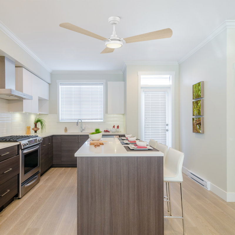 56''  Smart Ceiling Fan with LED Lights