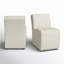 Chaise parsons rembourrée en lin Niana-279052859