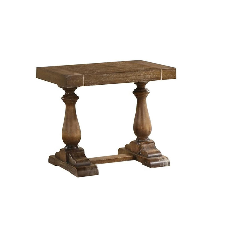 Table d'appoint en bois massif, Bois flotté