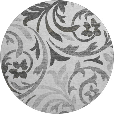 Premium Machine Washable Prisco Gray Rug