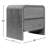 Elora One Drawer Nightstand In Timber-980265770