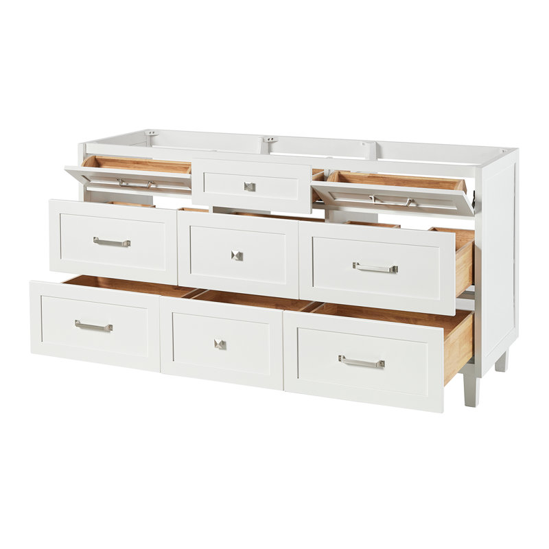 Armoire à double cuve Ariel Monreau, Blanc