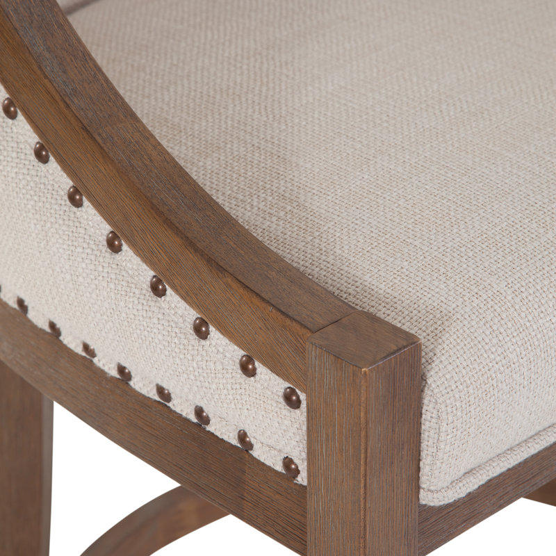Armann Oversized Stool, Counter Stool (26" Seat Height)