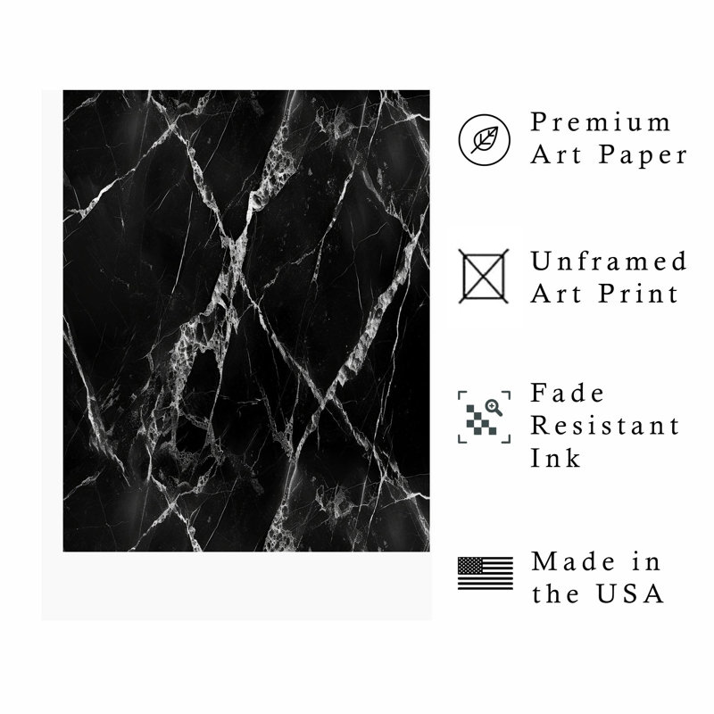 «Abstract Geode», reproduction d'art moderne sans cadre, H 14 po x l 11 po