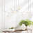 Castelnaud 8 - Light Iron Geometric Chandelier