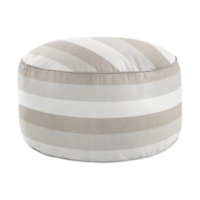Upholstered Outdoor Ottoman with Sunbrella® Cushion