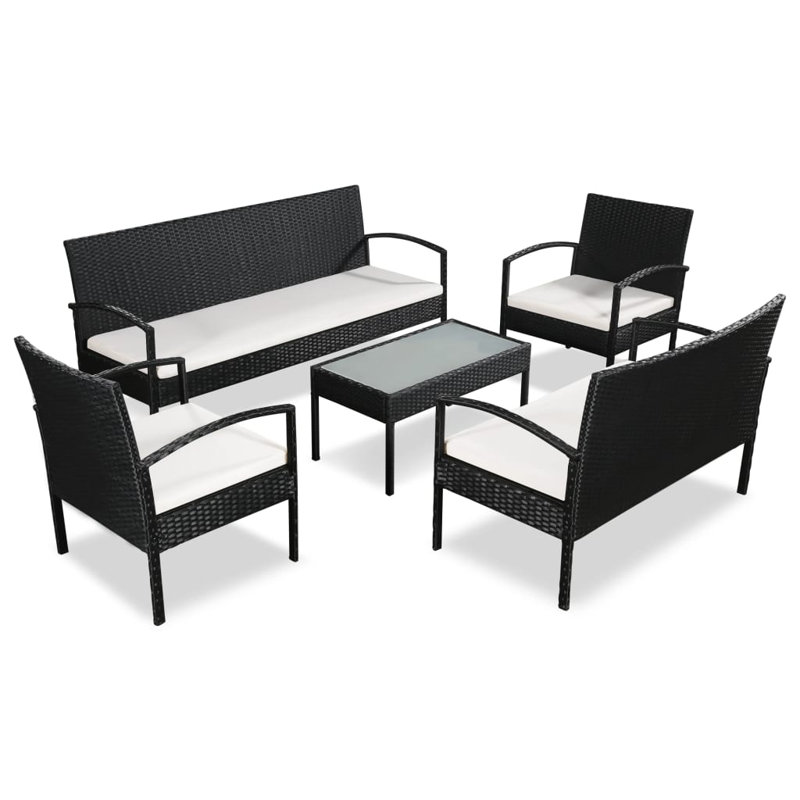Table de salle à manger rectangulaire de 29,5 po pour 4 personnes, Brun, Blanc