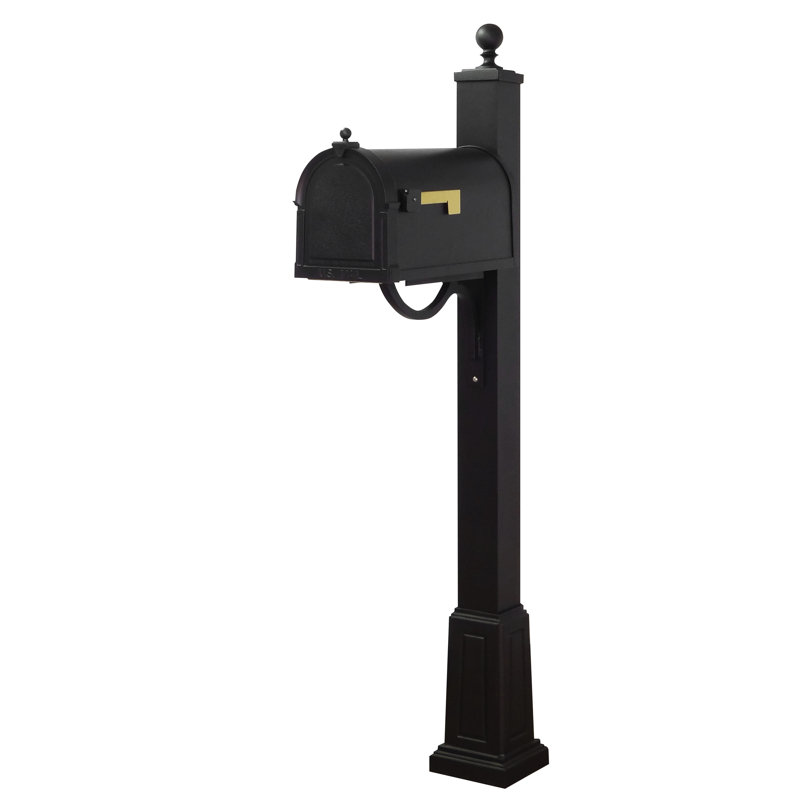 Berkshire Aluminum Post Mounted Post box