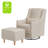 Toco Swivel Glider with Ottoman Set-61079005