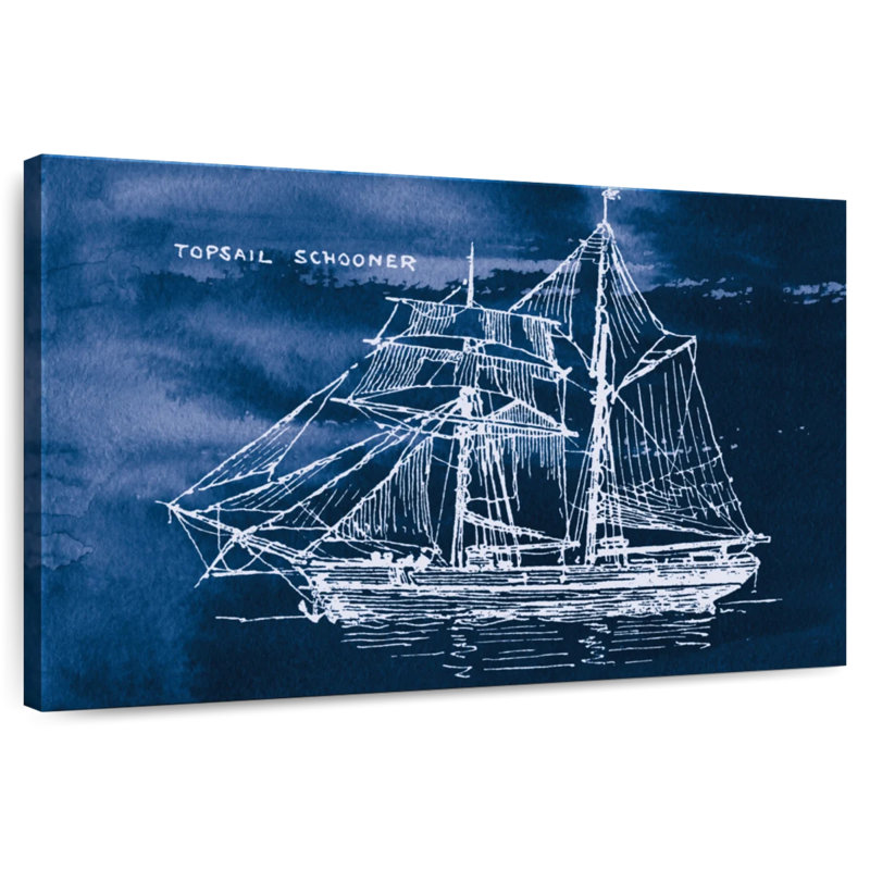 Voilier Mehar I Indigo, H 26 po x l 39 po