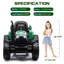 Jouet 24V 7Ah Ride on pour enfants, tracteur pour enfants avec télécommande, puissance 400W-113582747