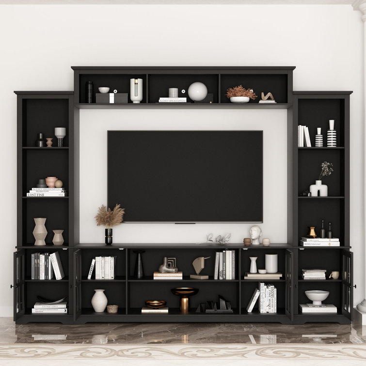 Manijah 102'' W Entertainment Center with Glass Doors
