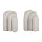 Layered Arches Bookends