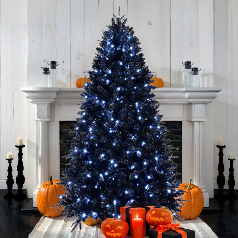 Arbre de Noël noir 6 pi, 6'