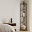 Swade 64.9" H x 12.2" W Corner Bookcase-654329020