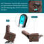 83cm Wide Lift Assist Standard Recliner
