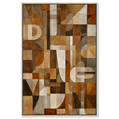 «Desert Modernism II», reproduction d'art sur toile encadrée par Art Remedy, cadre argenté, 20 x 30