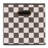 Fabric Storage Bins 6 Piece Set, Checkerboard White and Black