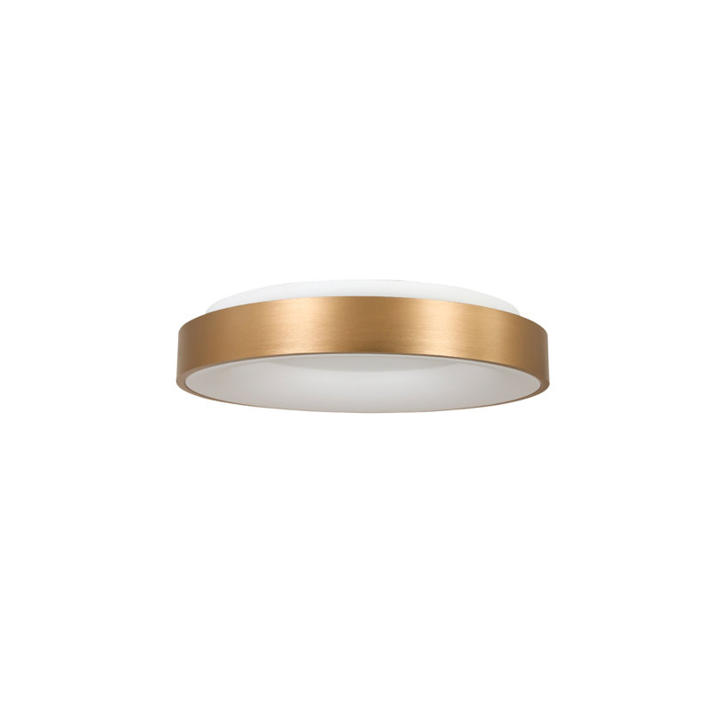 Aukievah LED Flush Mount, Gold