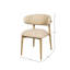  Chaise rembourrée Olimpio - Cuir beige naturel-208652166