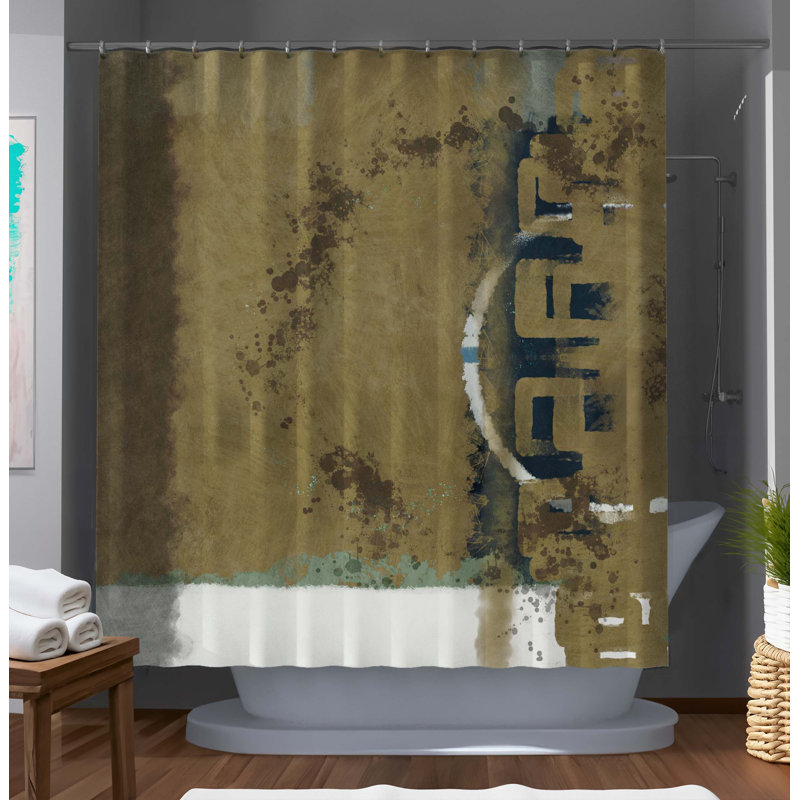 Abstract Shower Curtain