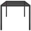 Garden Table Brown Tempered Glass&Poly Rattan Patio Table Multi Colours-1605534327-1605534324
