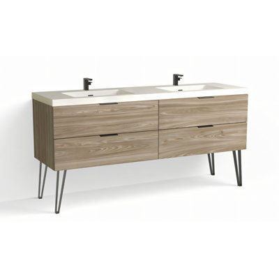 72 in. Handmade Double Vanity