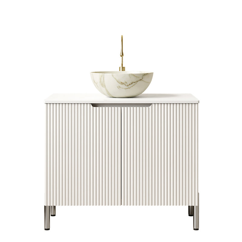 TURIO 30" Bathroom Vanity With Sink, White