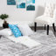 Tapis gris à motif géométrique Arlie-32701709