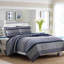 Taie d'oreiller standard matelassée en coton Nautica Adleson