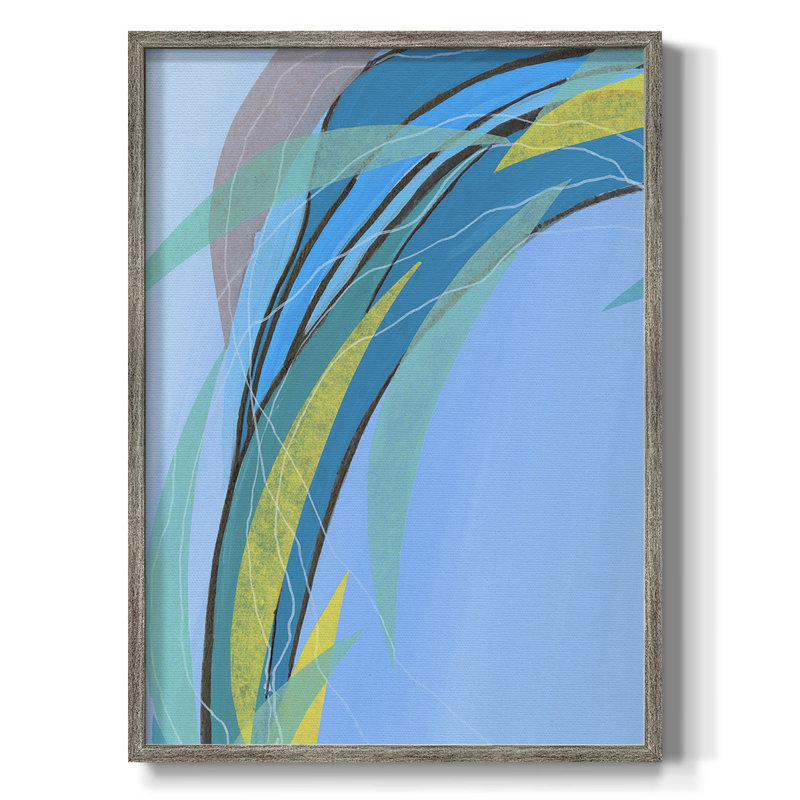 Circulating Flow III Framed Print - Solid Wood, 11" H x 9" W