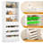 Danniele Closet System with 4 Drawer, 80" Tall Freestanding Wardrobe System-1698658265