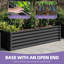 Lit de jardin surélevé Millerville - 6 x 3 x 1,5 pi-580623439-554797650