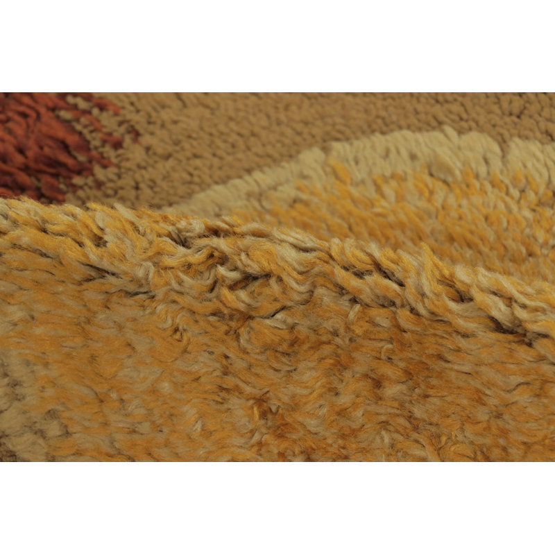 One-of-a-Kind 4' Hand Knotted Area Rug