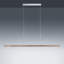 Hedgevale 3 - Light Wood LED Kitchen Island Pendant
