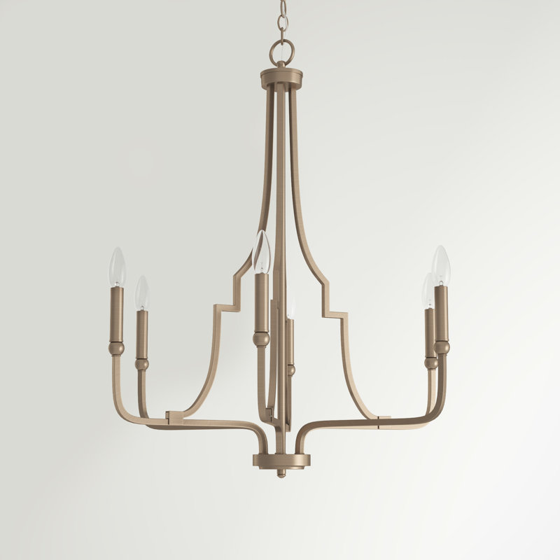 Lustree 6 lumières façon bougie/classique Climsland