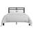 Aaheli Solid Wood Panel Bed-1292206556-1292206553