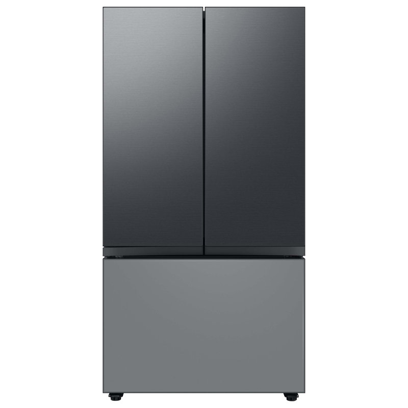 Samsung 24 cu. ft. Smart Bespoke 3-Door French-Door Refrigerator with Customizable Panel Colors and AutoFill Water Pitcher in Custom Panel-Ready