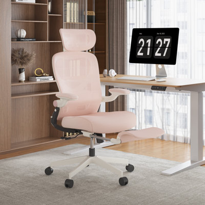 Foldex Ergonomic Office Chair, Folding Office Chair for Small Spaces with Lumbar Support