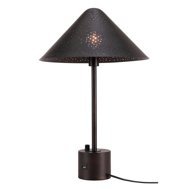 Lampe de table USB en métal Cardo