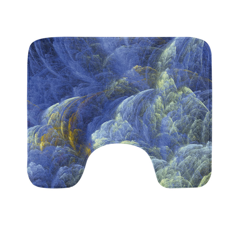 Tapis de salle de bain en U Fractal