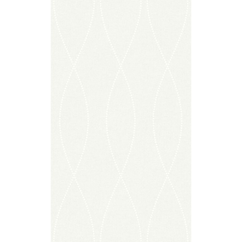 Itzayana 10.05m x 53cm Textured Metallic Finish Paste the Wall Wallpaper Roll, Off White
